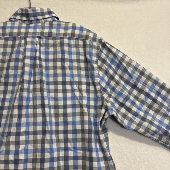 Vineyard Vines Men's Button Down Slim Fit Tucker Shirt Whale Blue Grey Large - Picture 15 of 16